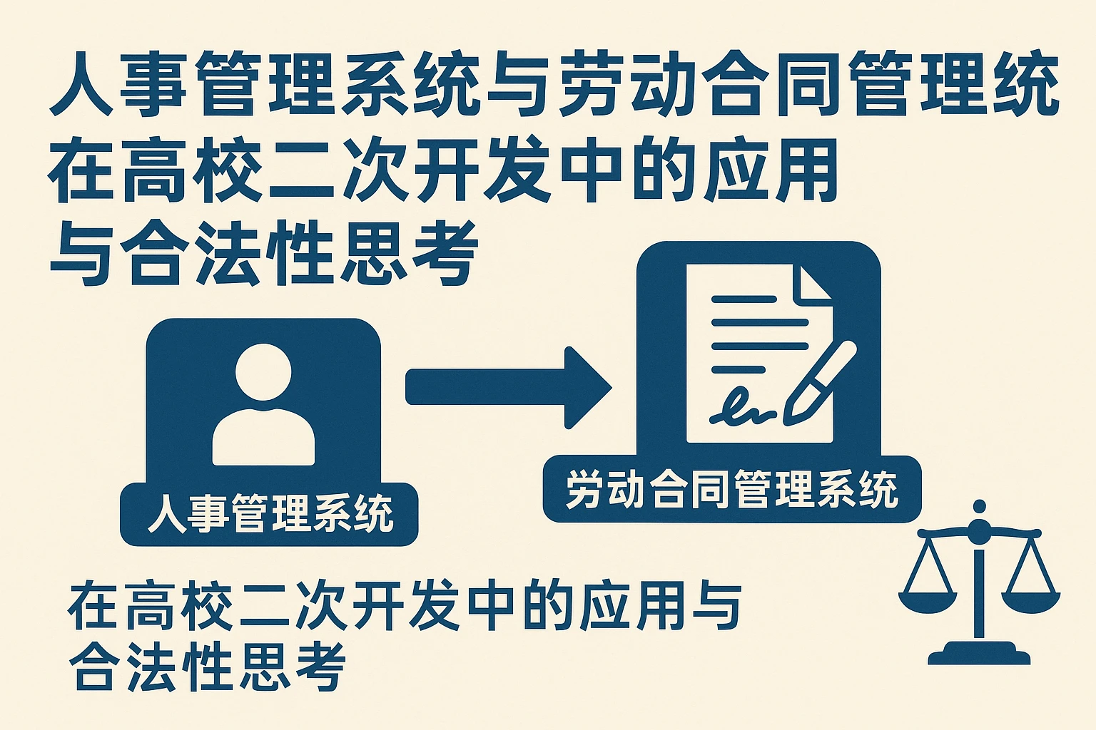 人事管理系统与劳动合同管理系统在高校二次开发中的应用与合法性思考