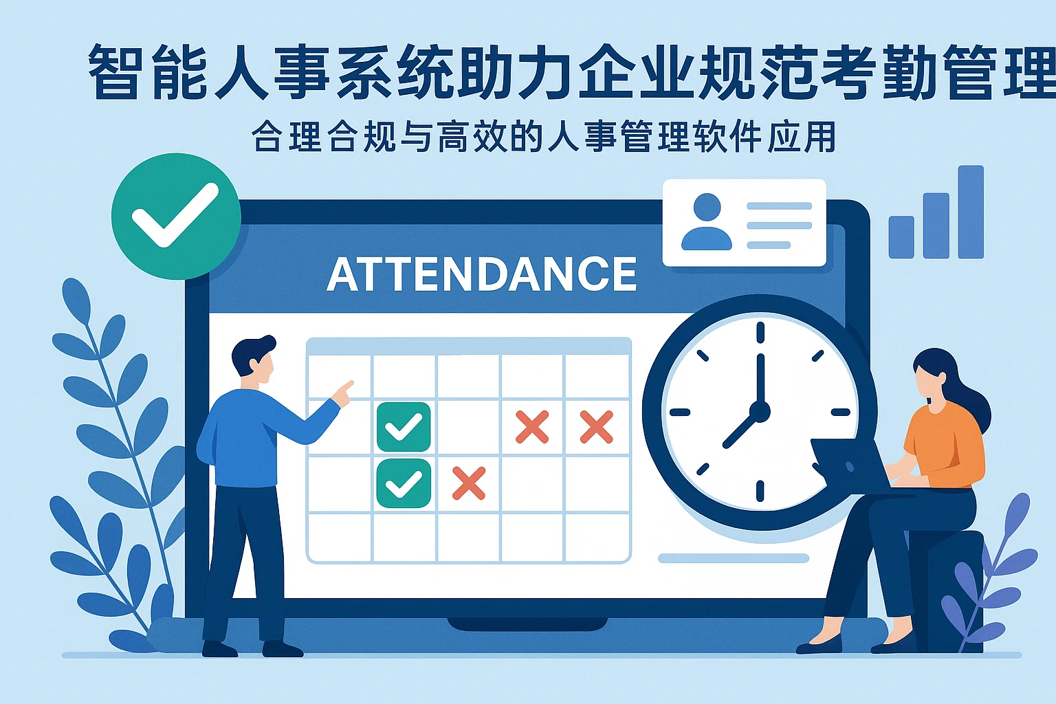 智能人事系统助力企业规范考勤管理——合理合规与高效的人事管理软件应用
