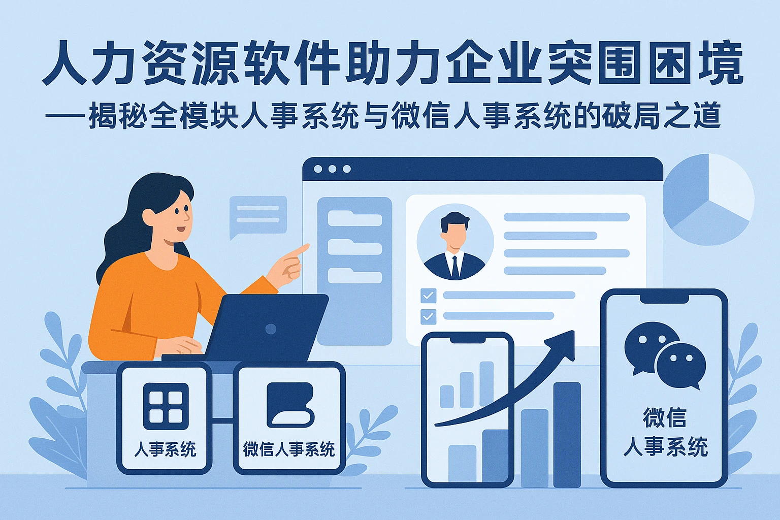 人力资源软件助力企业突围困境——揭秘全模块人事系统与微信人事系统的破局之道