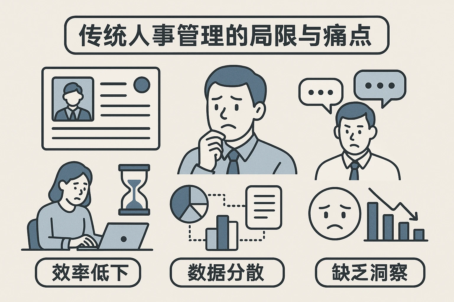 传统人事管理的局限与痛点
