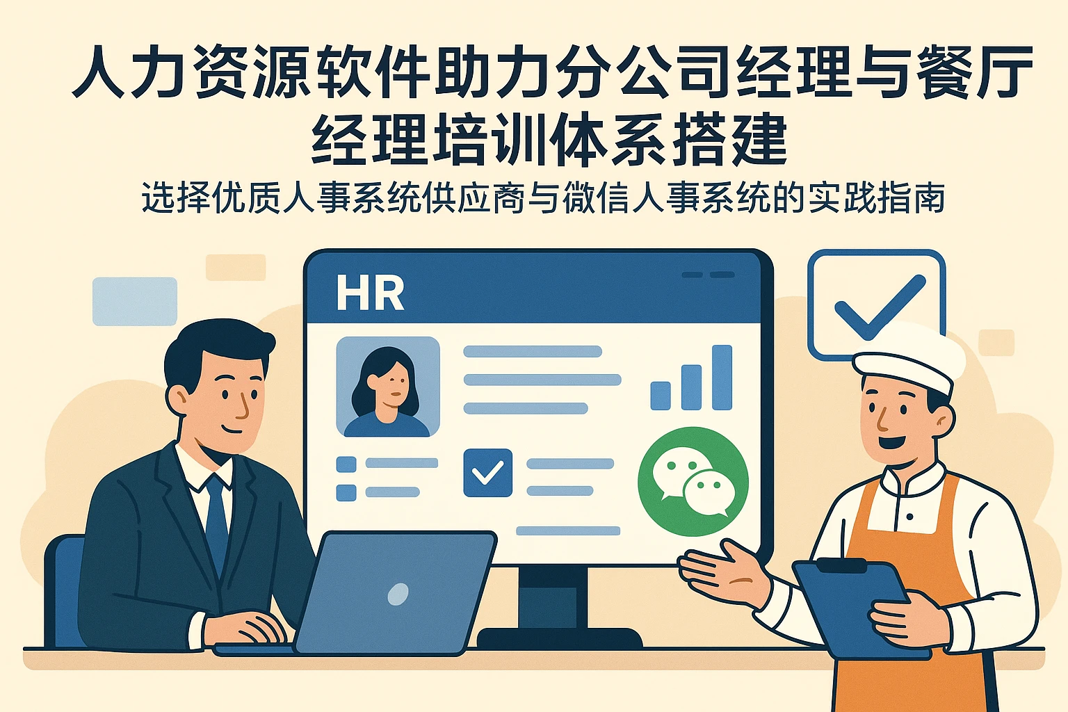 人力资源软件助力分公司经理与餐厅经理培训体系搭建——选择优质人事系统供应商与微信人事系统的实践指南