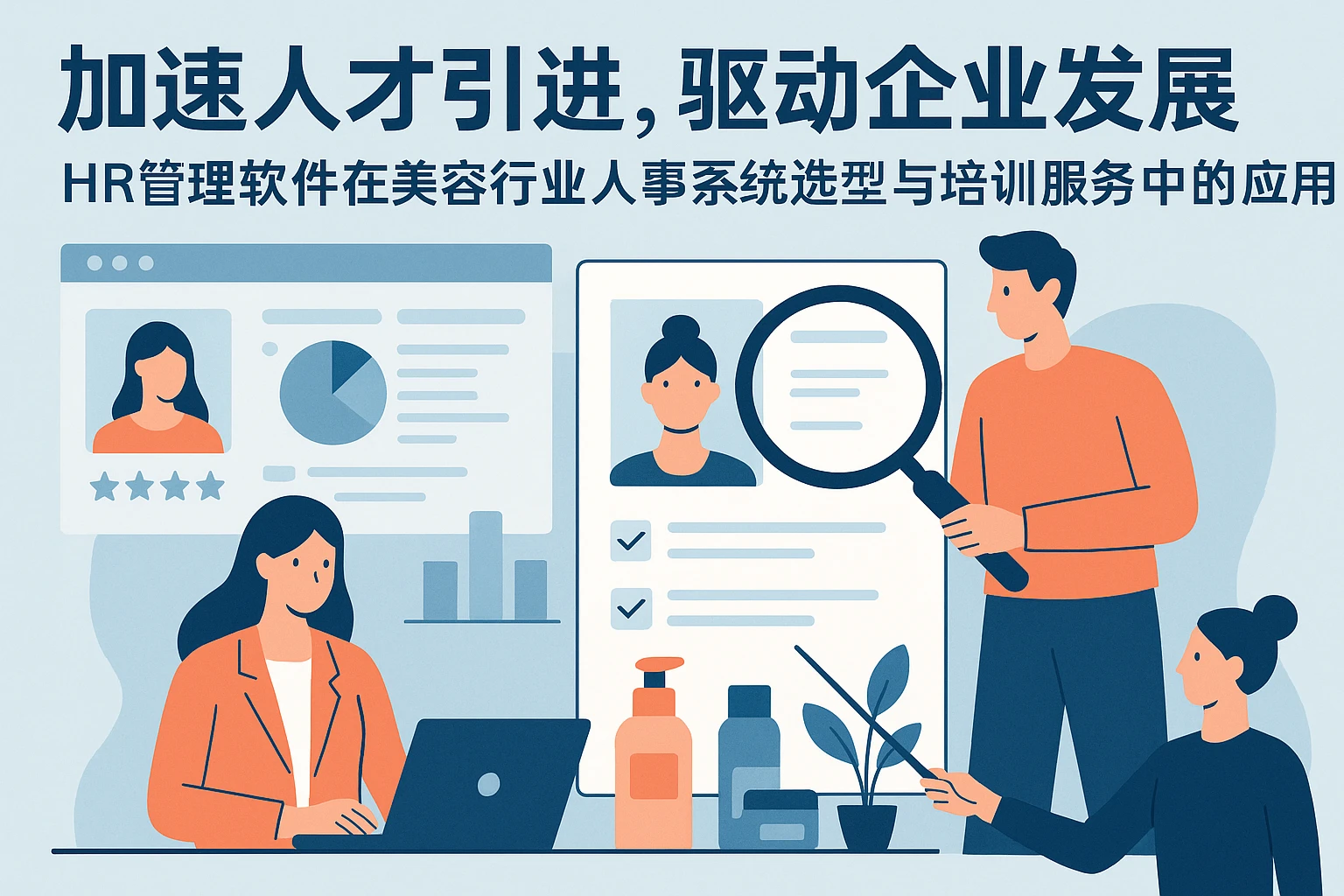 加速人才引进，驱动企业发展——HR管理软件在美容行业人事系统选型与培训服务中的应用