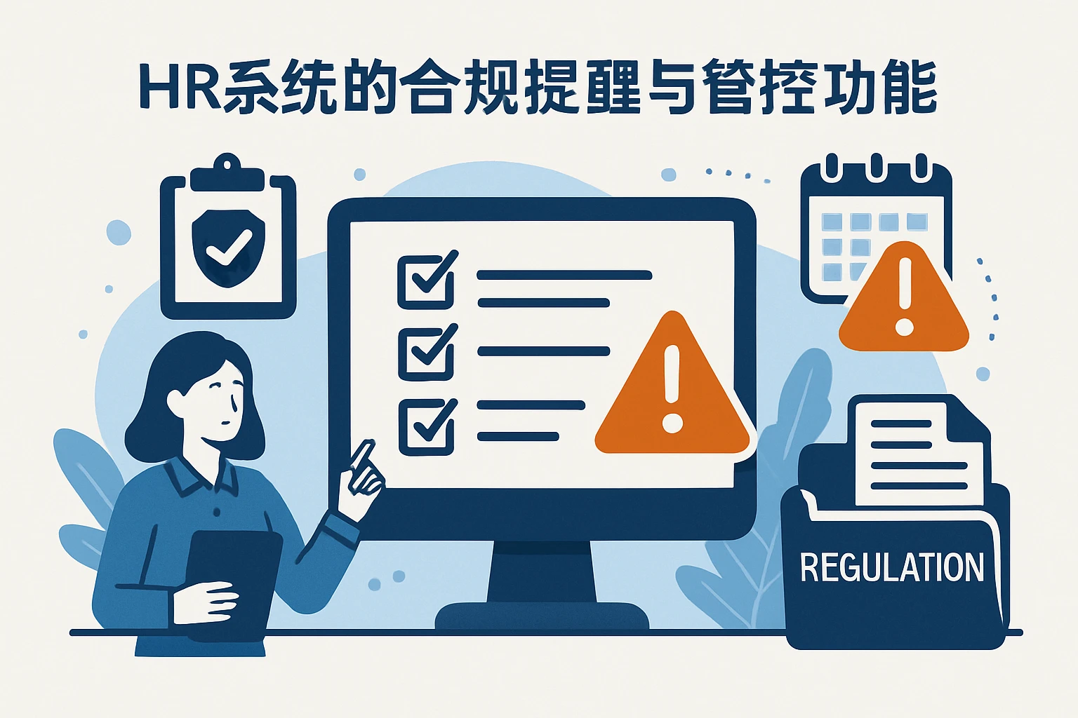 HR系统的合规提醒与管控功能