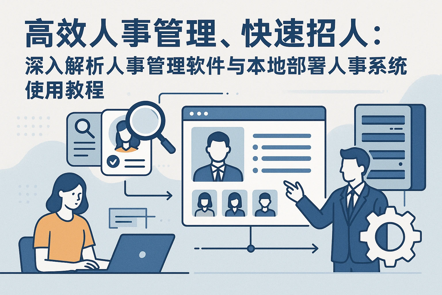 高效人事管理，快速招人：深入解析人事管理软件与本地部署人事系统使用教程