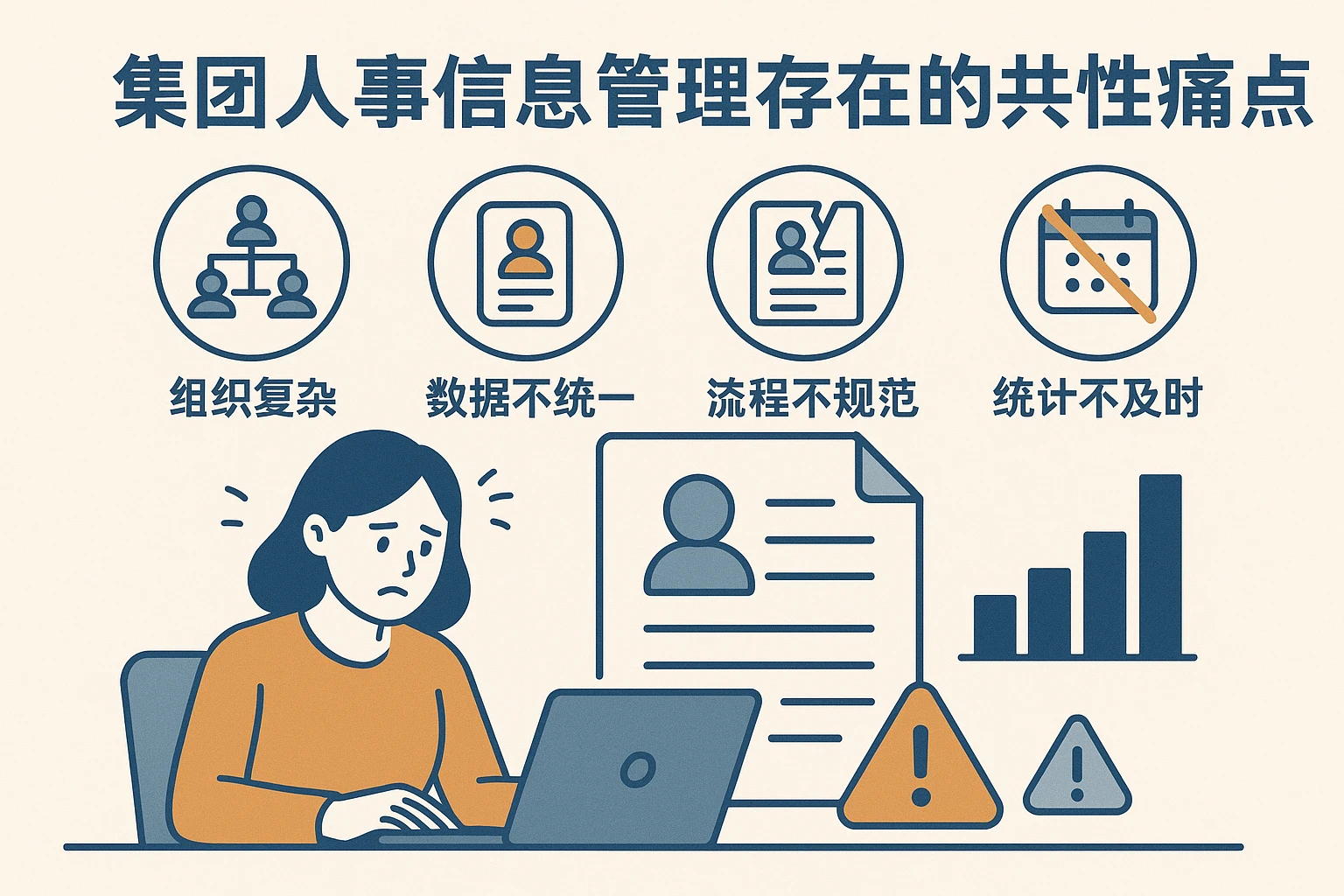集团人事信息管理存在的共性痛点