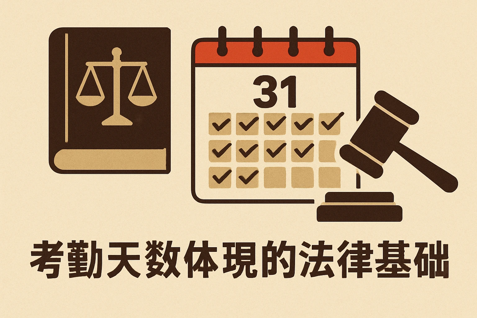 考勤天数体现的法律基础