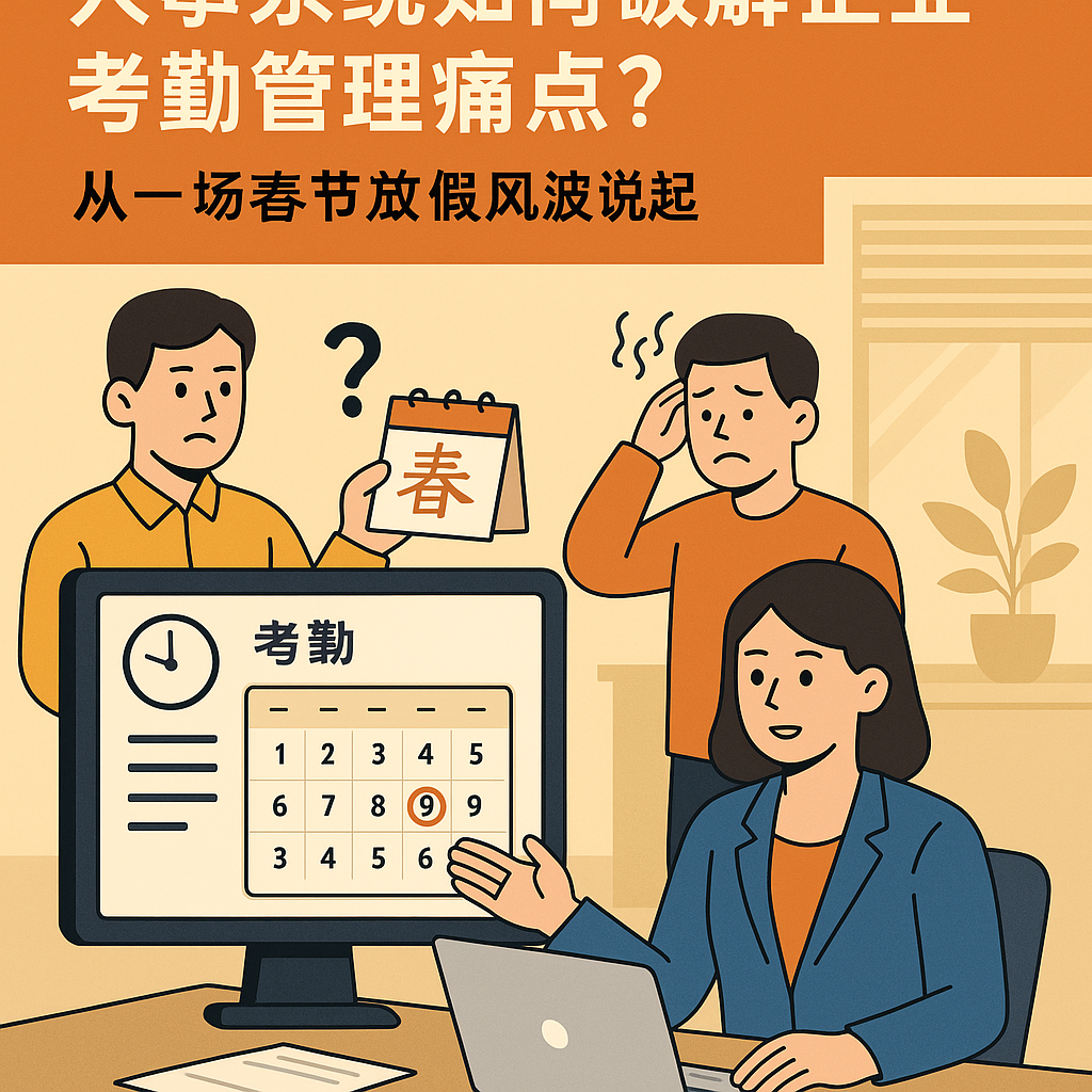 人事系统如何破解企业考勤管理痛点？从一场春节放假风波说起