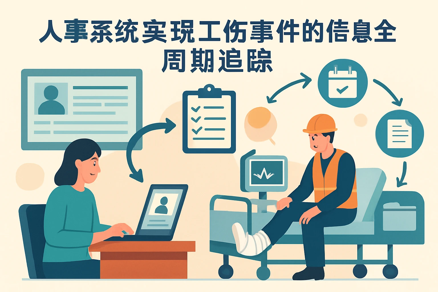 人事系统实现工伤事件的信息全周期追踪