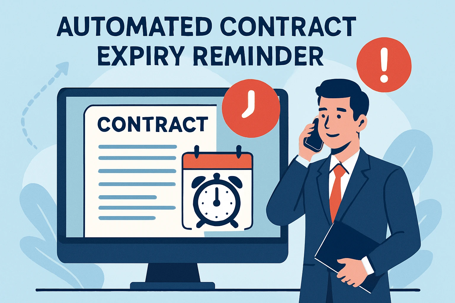 自动化合同到期提醒