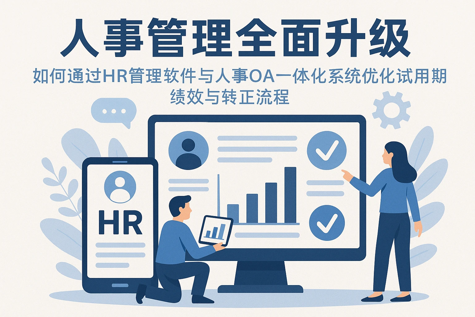 人事管理全面升级：如何通过HR管理软件与人事OA一体化系统优化试用期绩效与转正流程