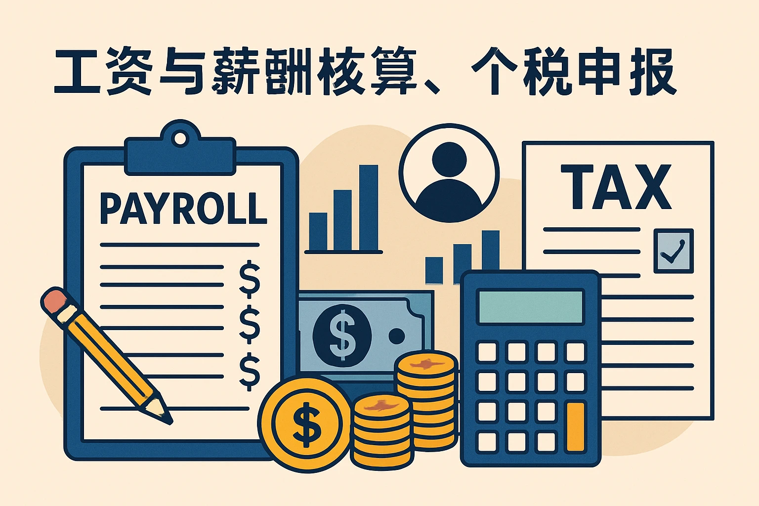 2. 工资与薪酬核算、个税申报