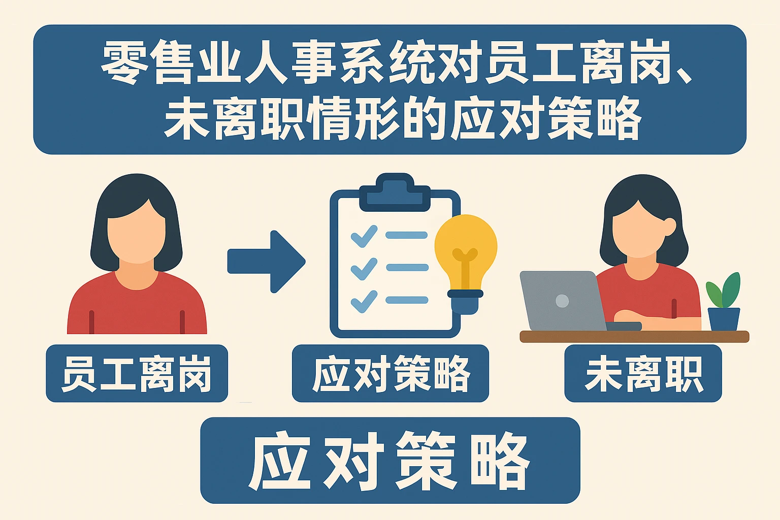 零售业人事系统对员工离岗、未离职情形的应对策略