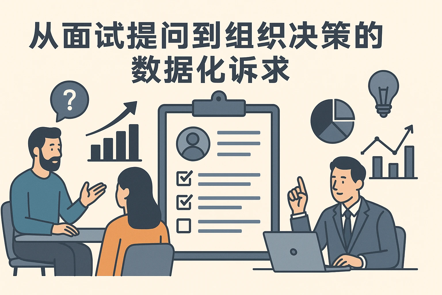 从面试提问到组织决策的数据化诉求