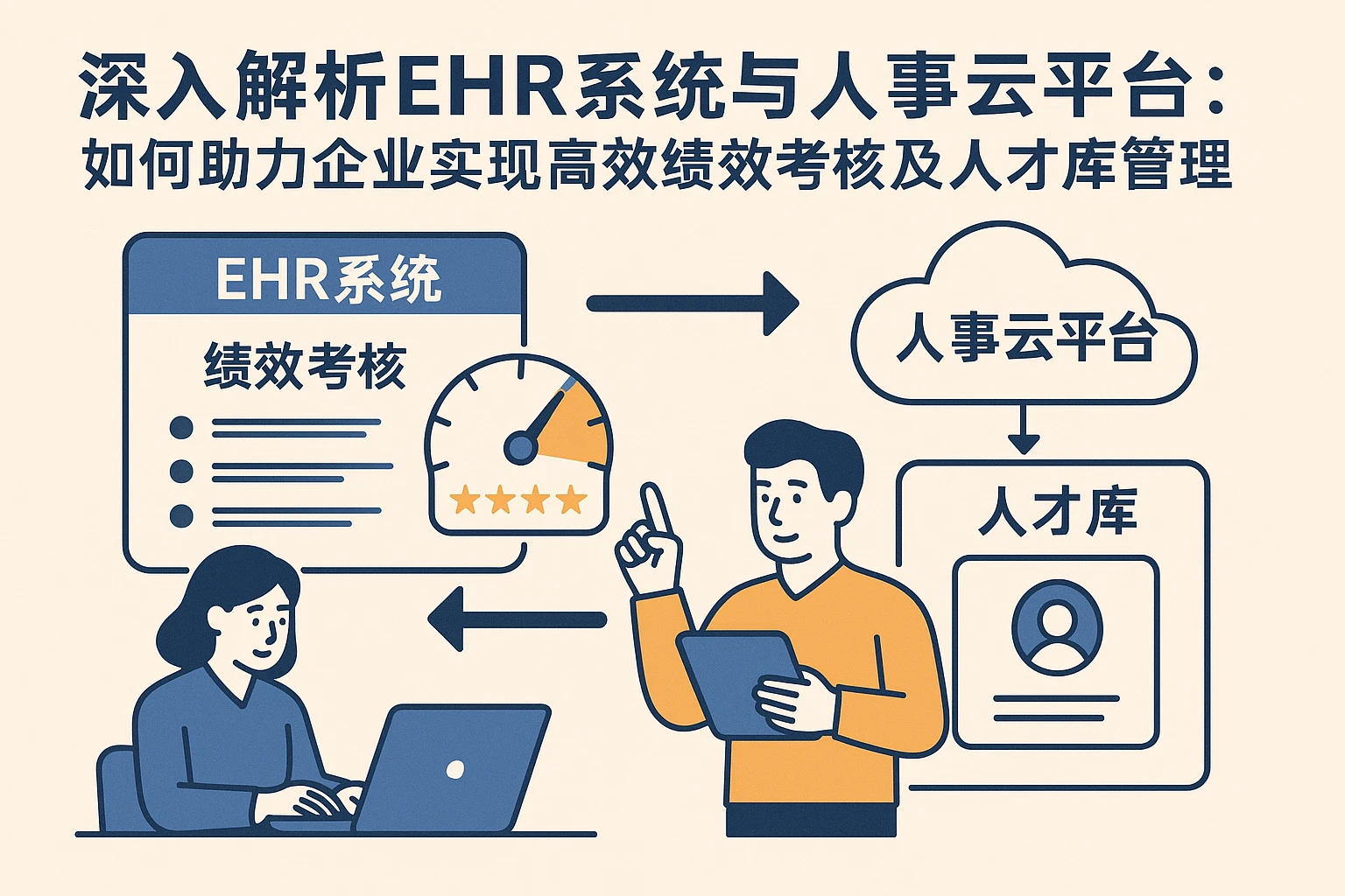 深入解析EHR系统与人事云平台：如何助力企业实现高效绩效考核及人才库管理