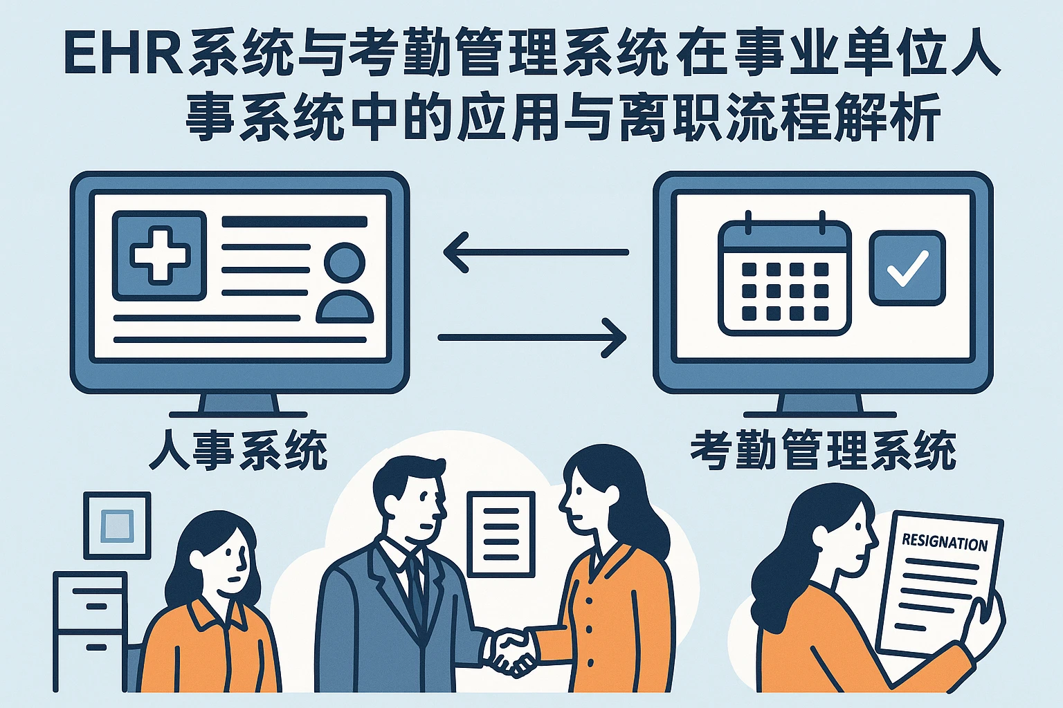 EHR系统与考勤管理系统在事业单位人事系统中的应用与离职流程解析