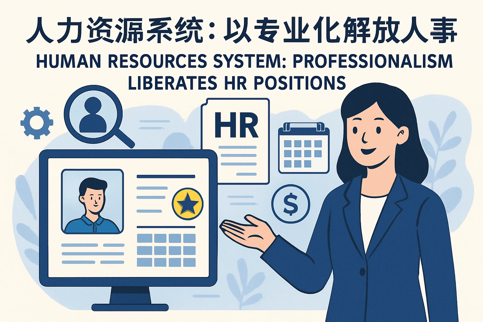 人力资源系统：以专业化解放人事岗位