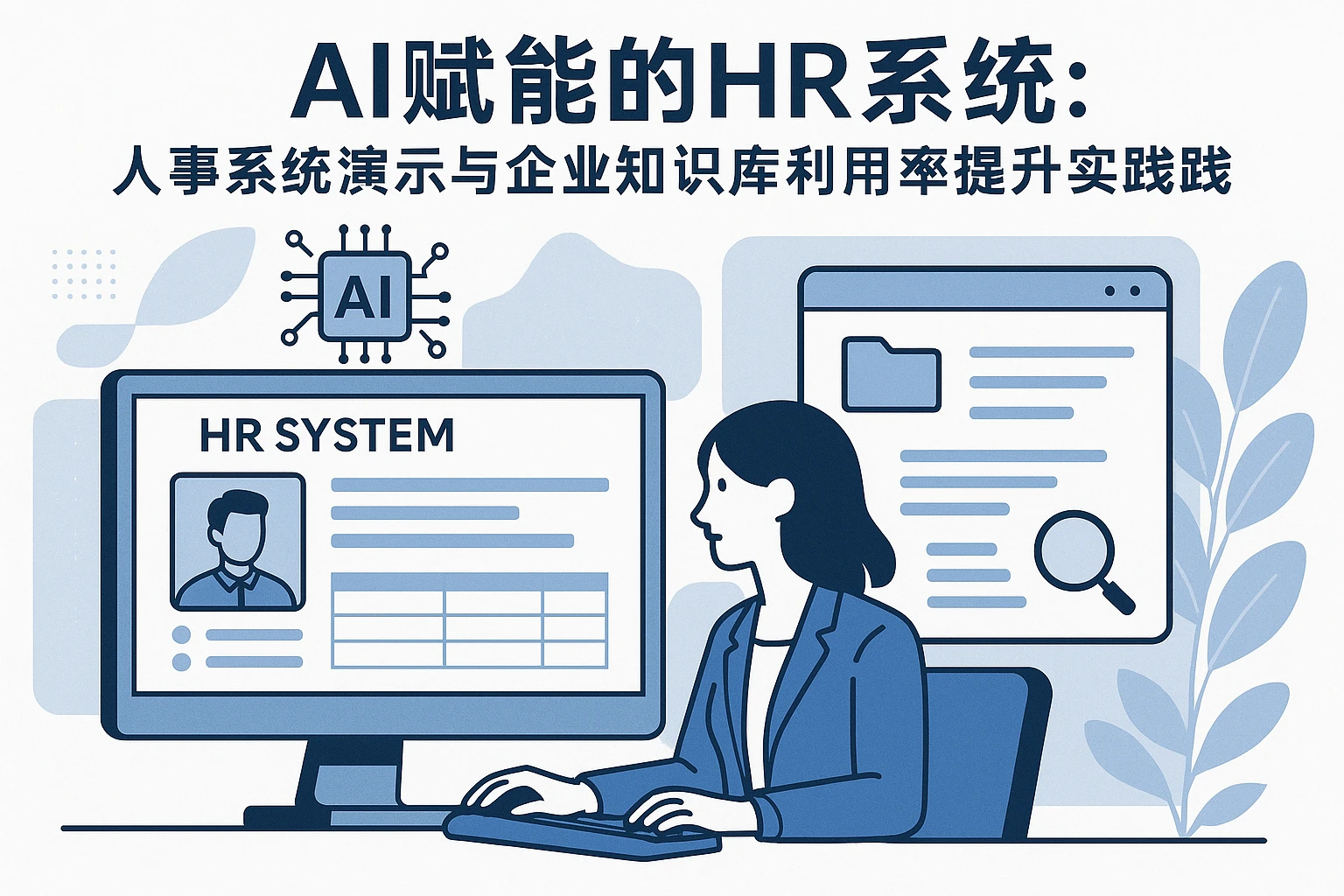 AI赋能的HR系统：人事系统演示与企业知识库利用率提升实践