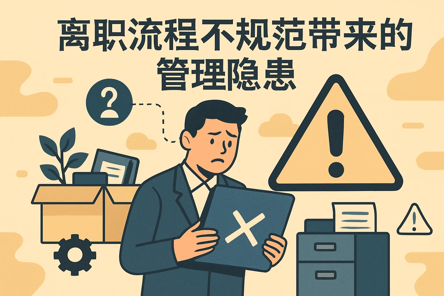 离职流程不规范带来的管理隐患