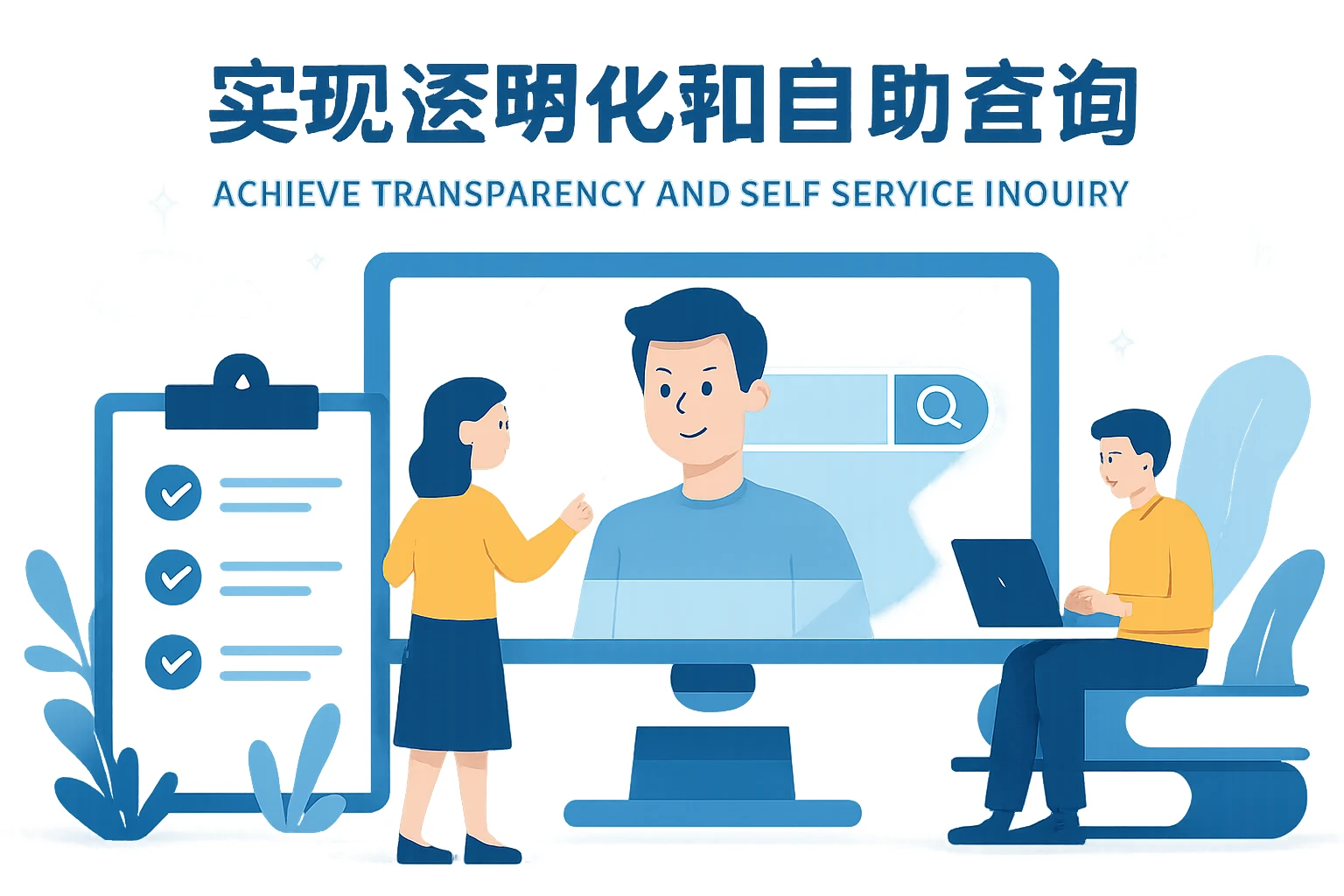 实现透明化和自助查询