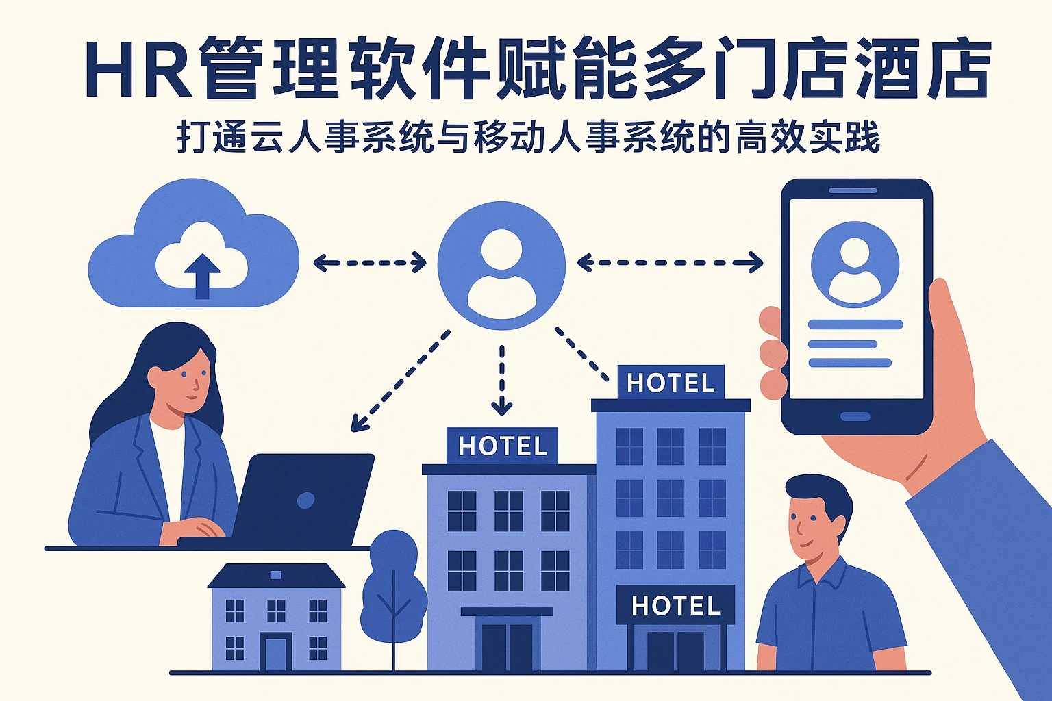 HR管理软件赋能多门店酒店：打通云人事系统与移动人事系统的高效实践