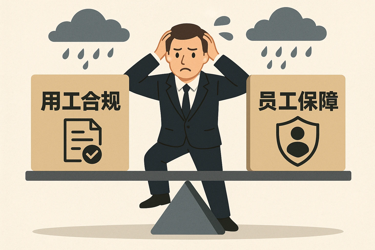 用工合规与员工保障的双重压力
