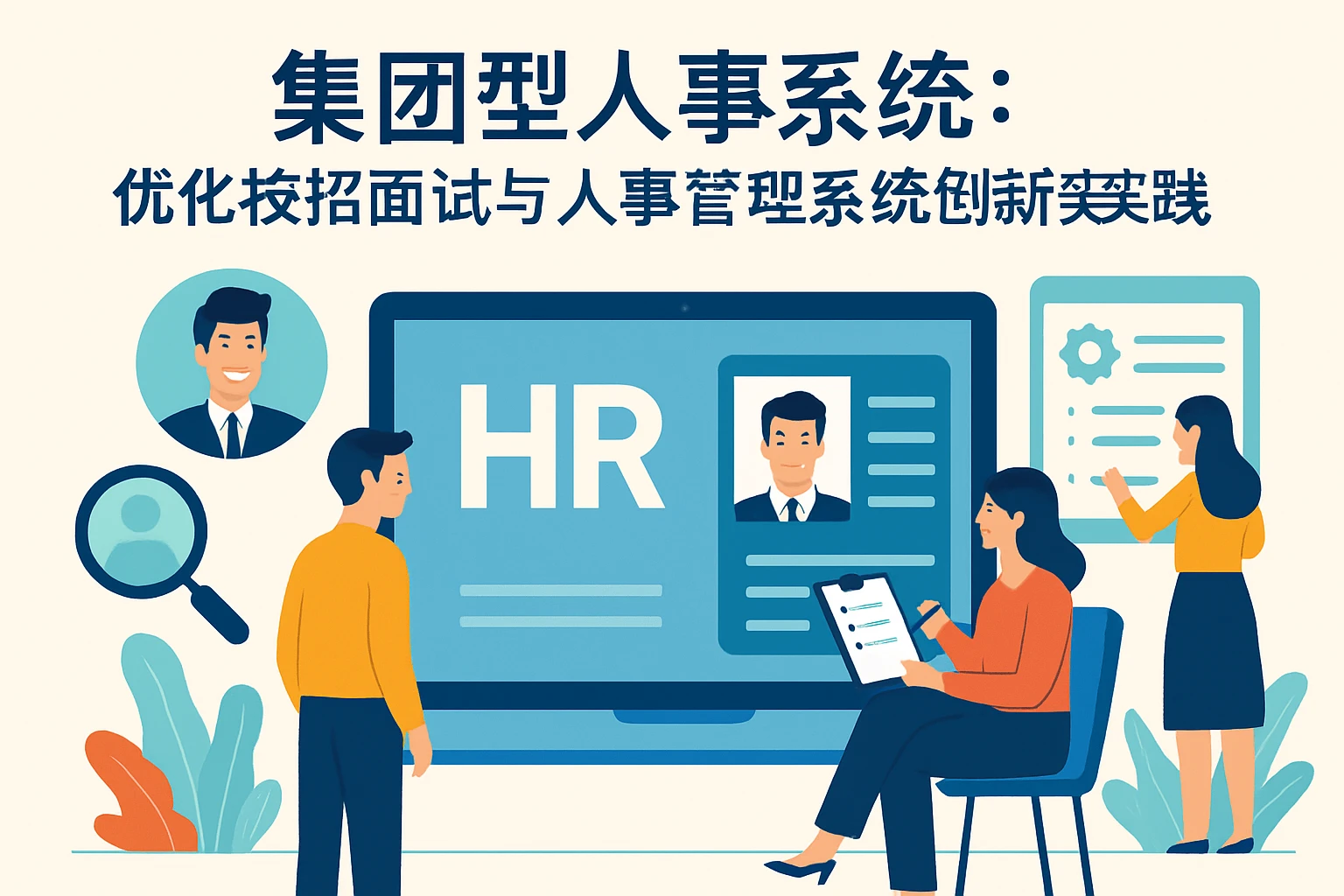 集团型人事系统:优化校招面试与人事管理系统创新实践