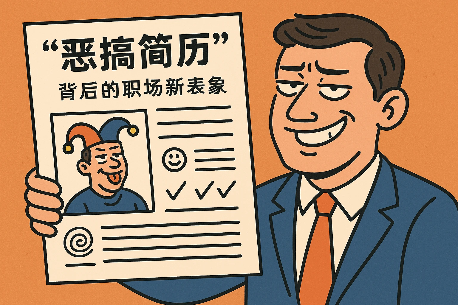 “恶搞简历”背后的职场新表象