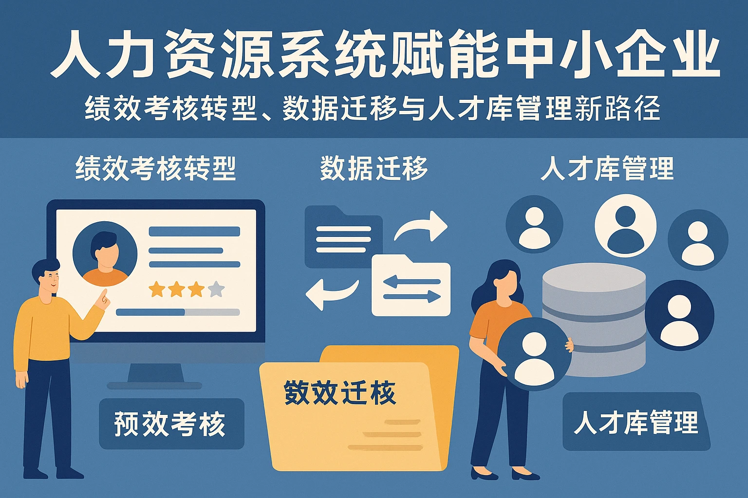 人力资源系统赋能中小企业：绩效考核转型、数据迁移与人才库管理新路径