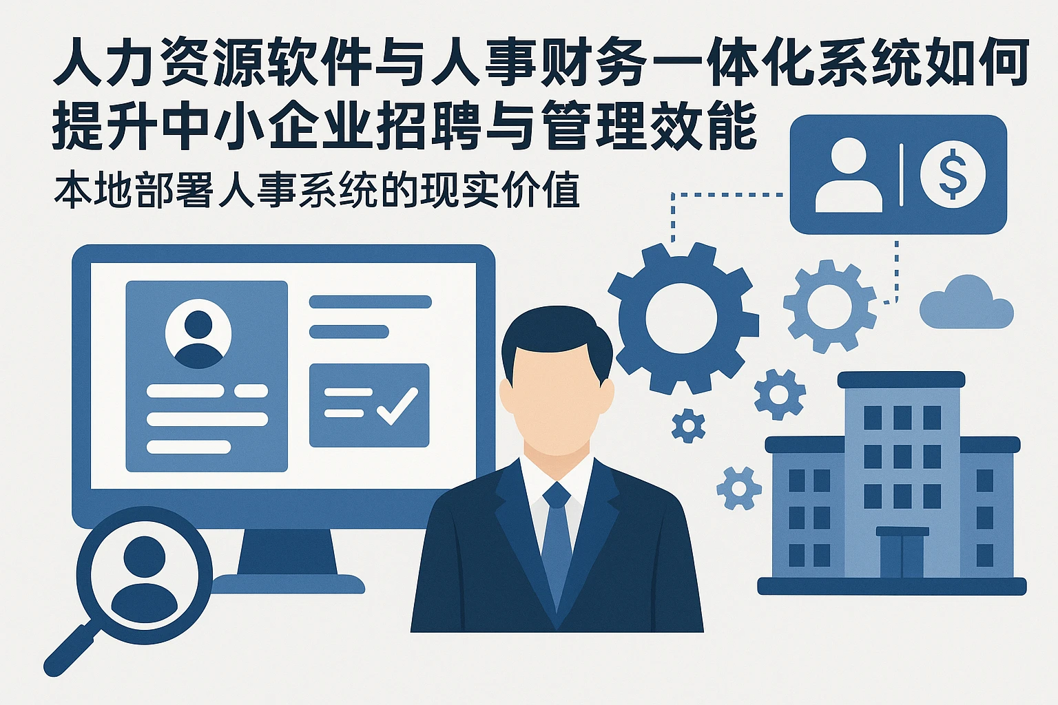 人力资源软件与人事财务一体化系统如何提升中小企业招聘与管理效能——本地部署人事系统的现实价值