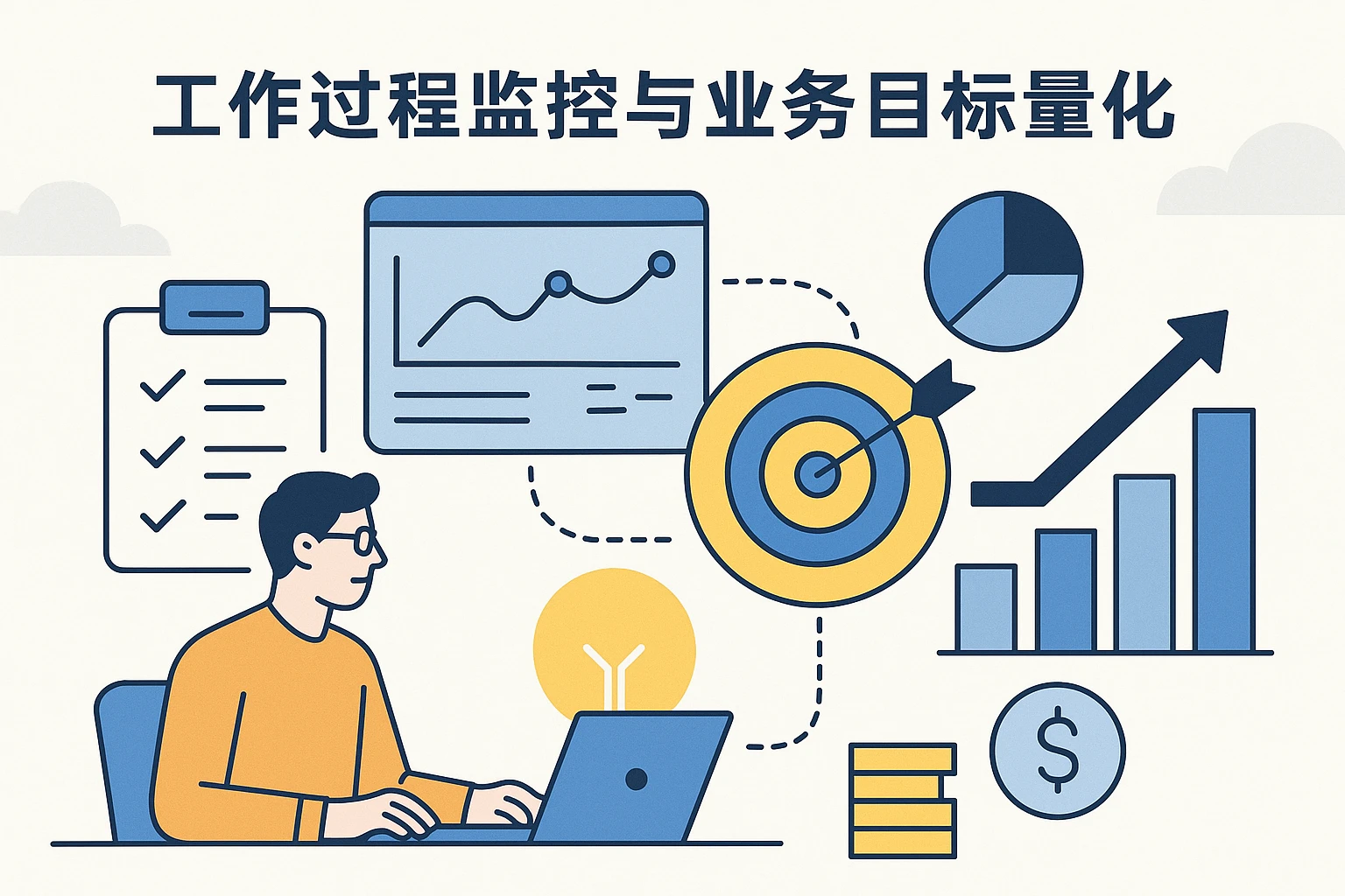 工作过程监控与业务目标量化