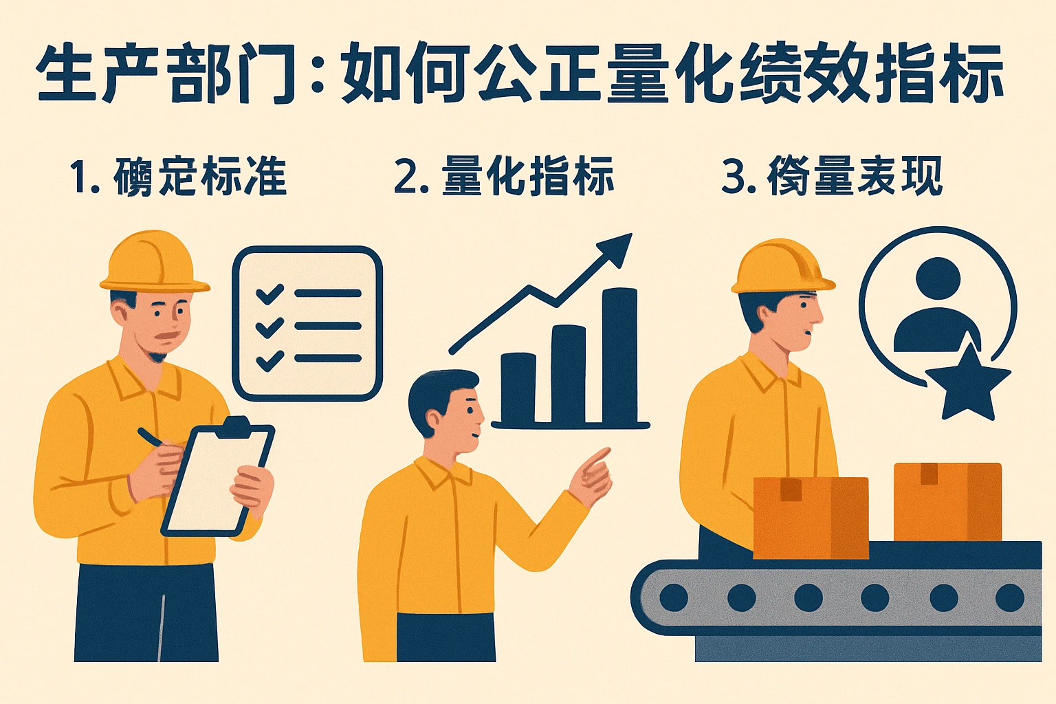 1. 生产部门：如何公正量化绩效指标
