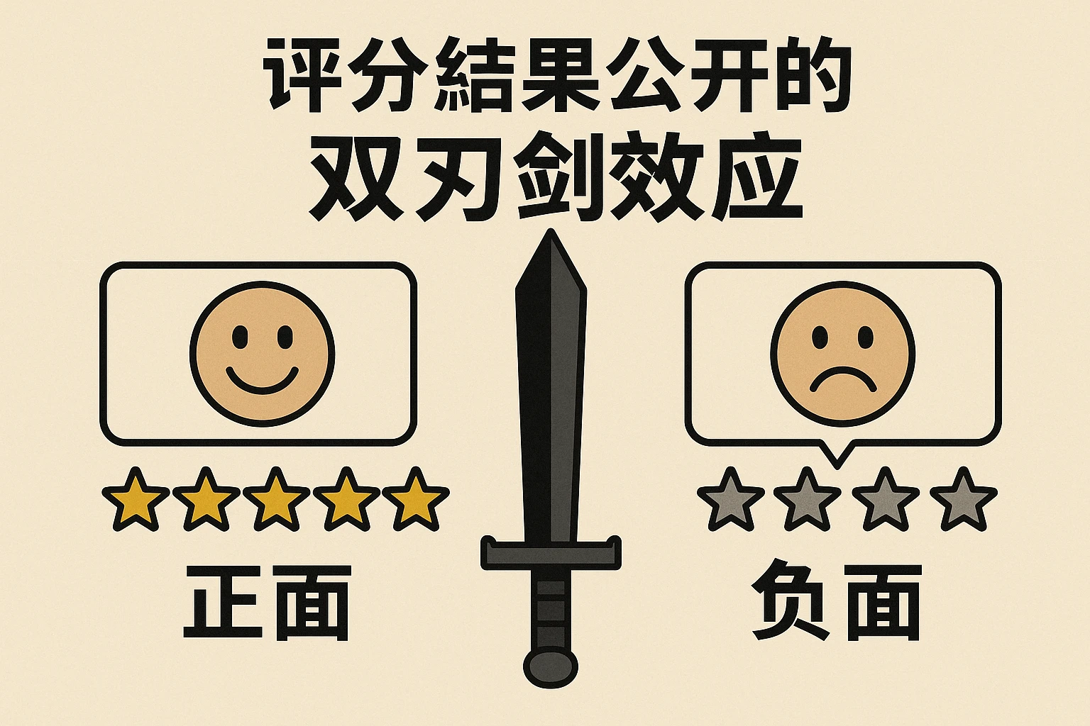 评分结果公开的双刃剑效应