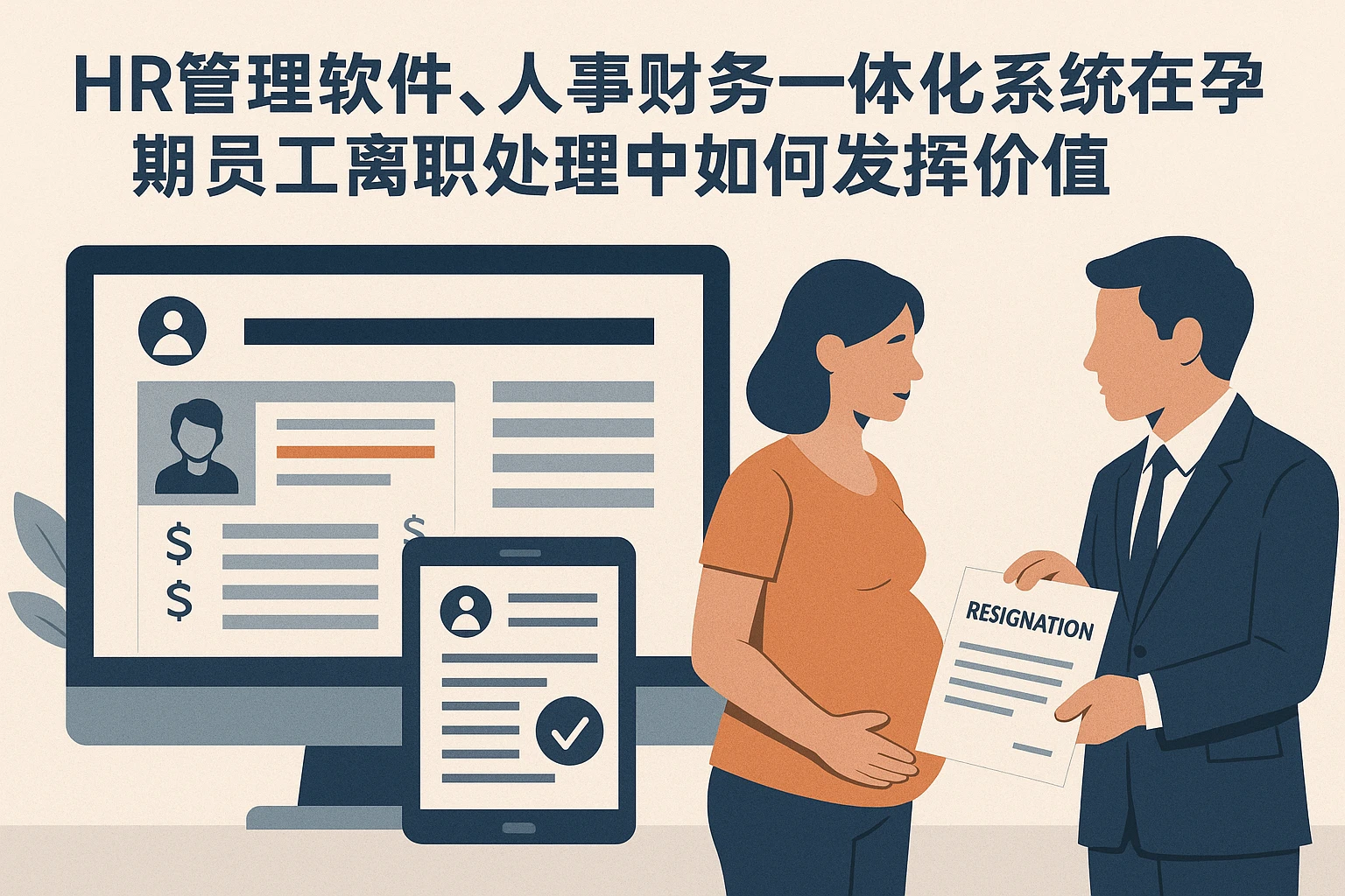 HR管理软件、人事财务一体化系统在孕期员工离职处理中如何发挥价值