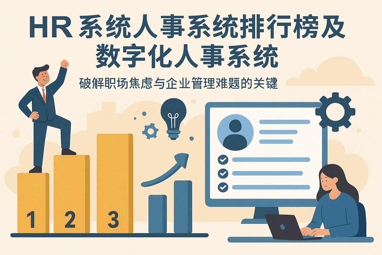 HR系统人事系统排行榜与数字化人事系统：破解职场焦虑与企业管理难题的关键