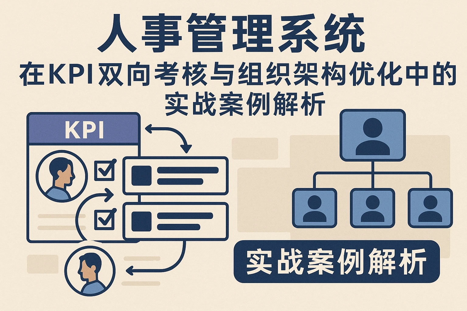 人事管理系统在KPI双向考核与组织架构优化中的实战案例解析