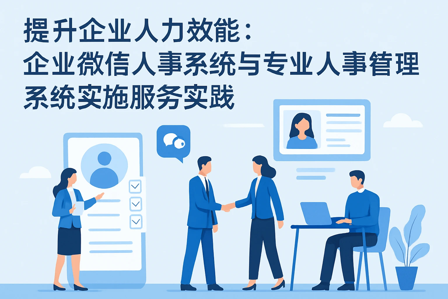 提升企业人力效能：企业微信人事系统与专业人事管理系统实施服务实践