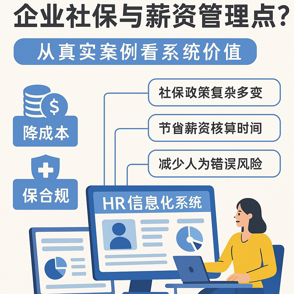 人力资源信息化系统如何破解企业社保与薪资管理痛点？从真实案例看系统价值