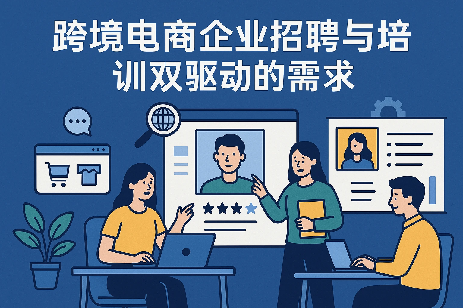 跨境电商企业招聘与培训双驱动的需求