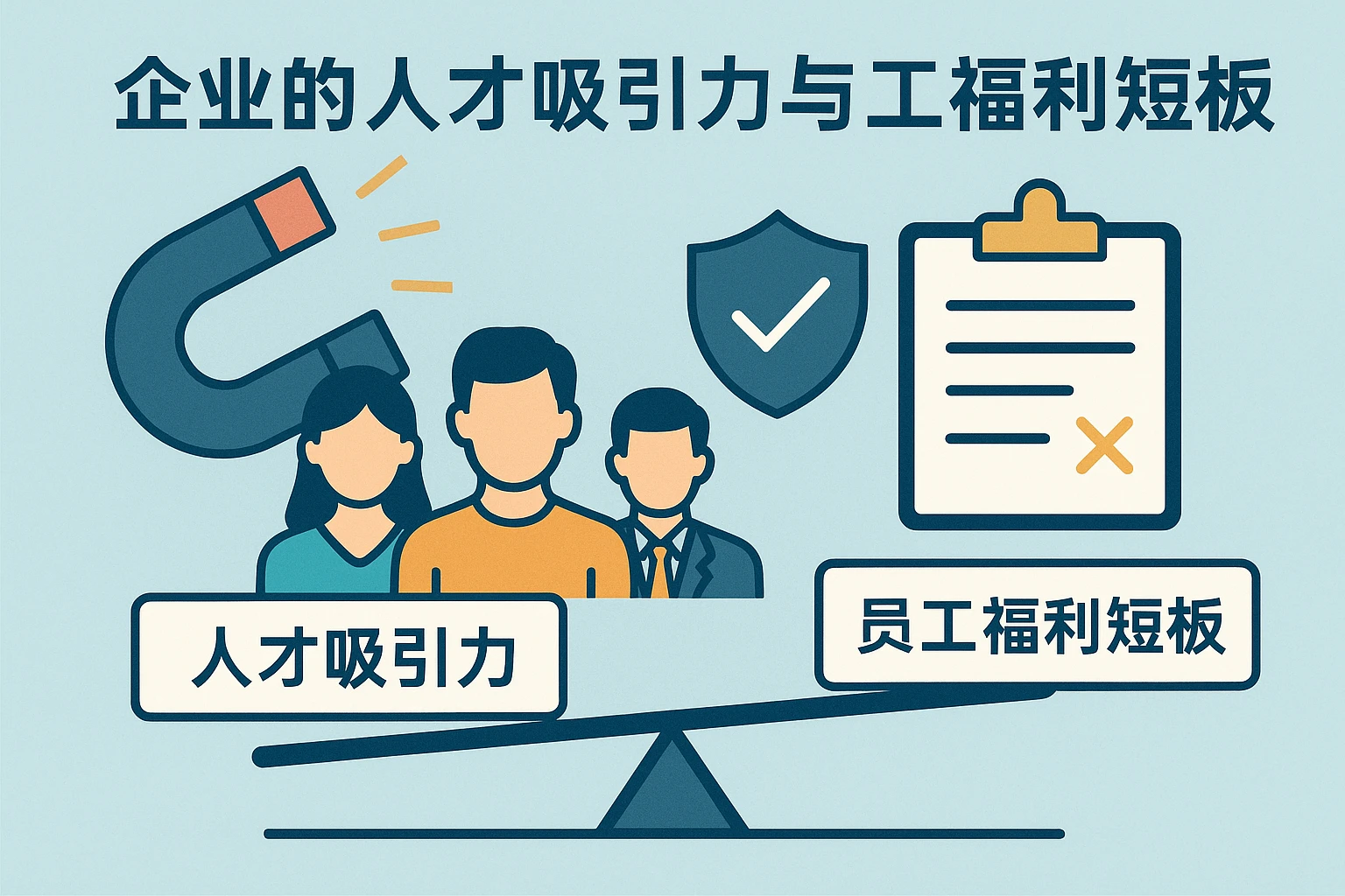 企业的人才吸引力与员工福利短板