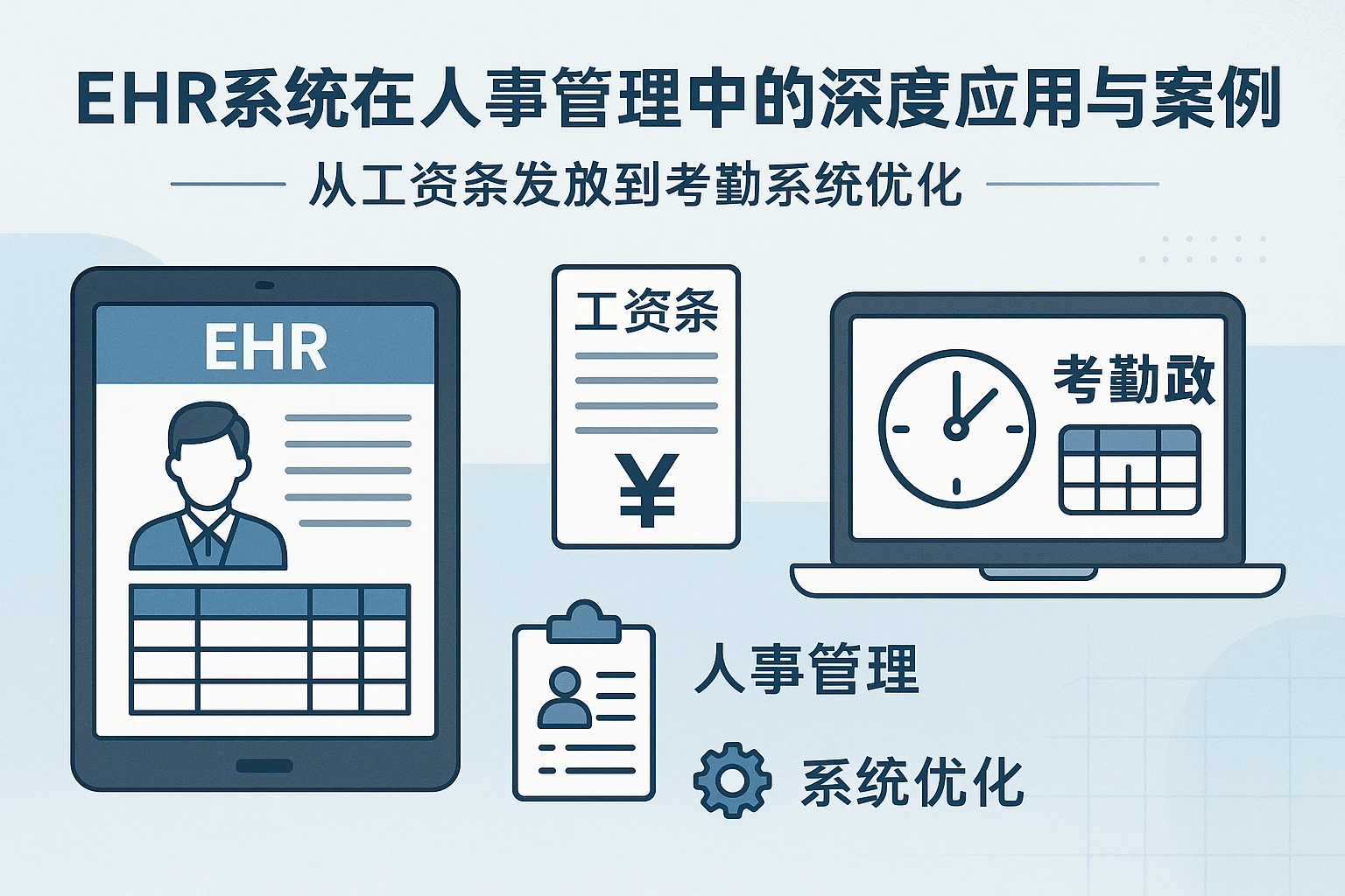 EHR系统在人事管理中的深度应用与案例解析——从工资条发放到考勤系统优化
