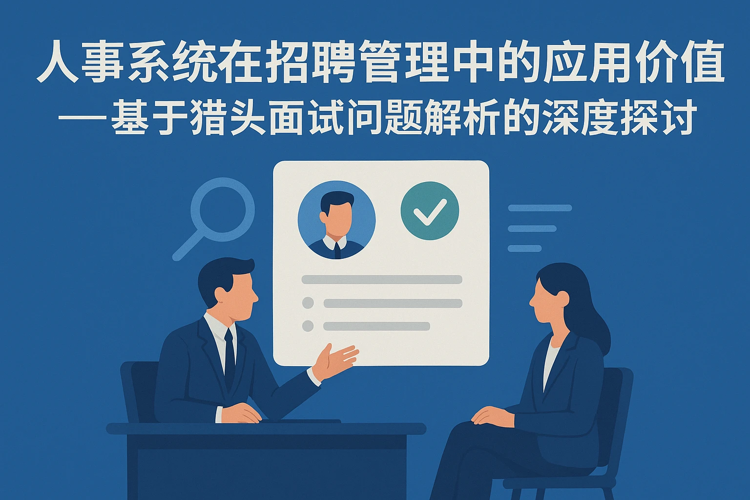 人事系统在招聘管理中的应用与价值——基于猎头面试问题解析的深度探讨