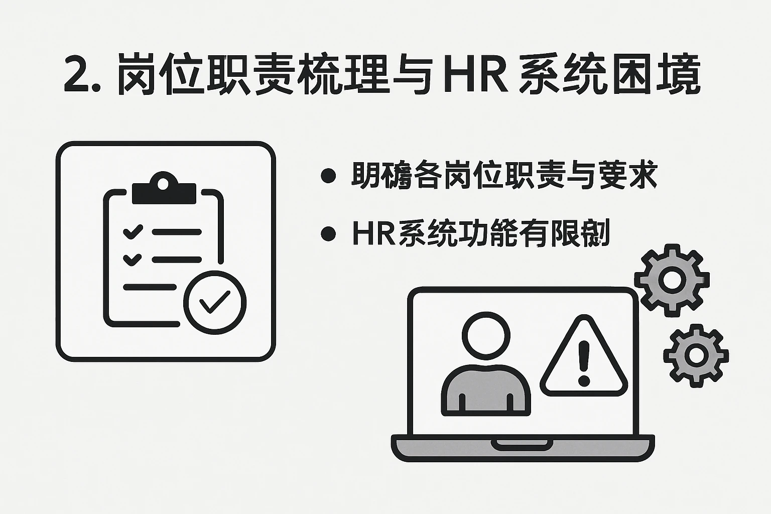 2. 岗位职责梳理与HR系统困境