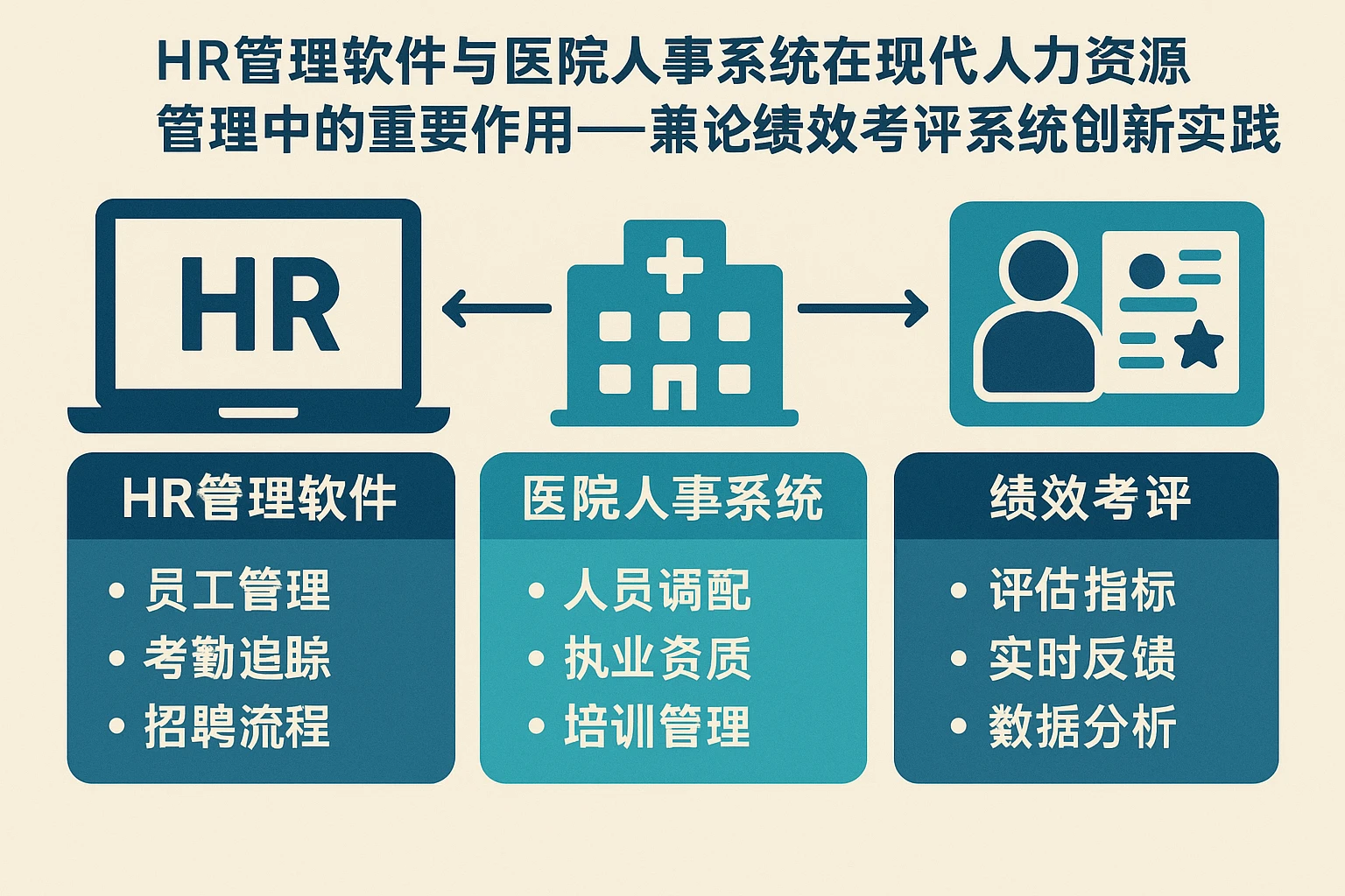 HR管理软件与医院人事系统在现代人力资源管理中的重要作用——兼论绩效考评系统的创新实践