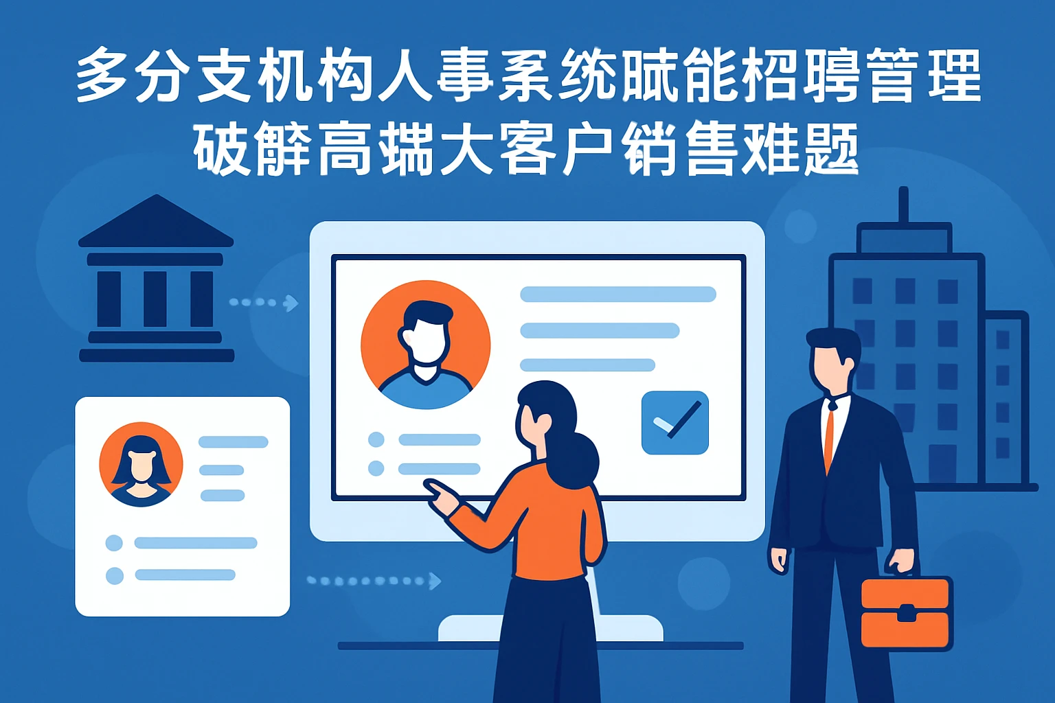 多分支机构人事系统赋能招聘管理，破解高端大客户销售难题