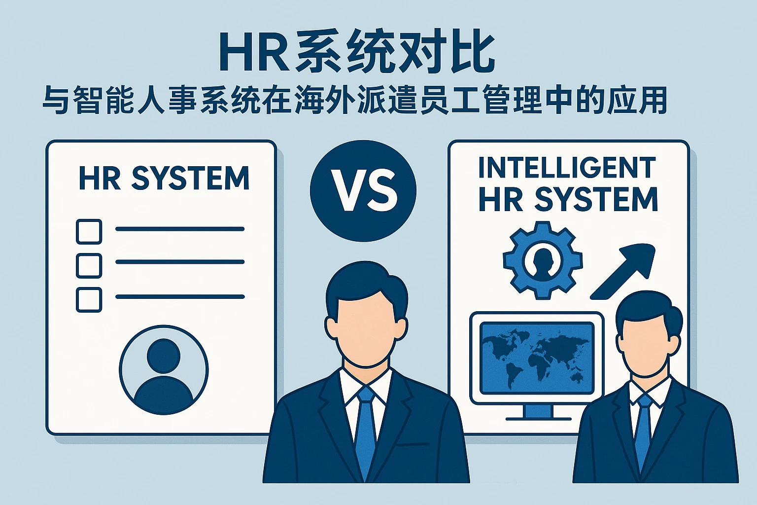 HR系统对比与智能人事系统在海外派遣员工管理中的应用