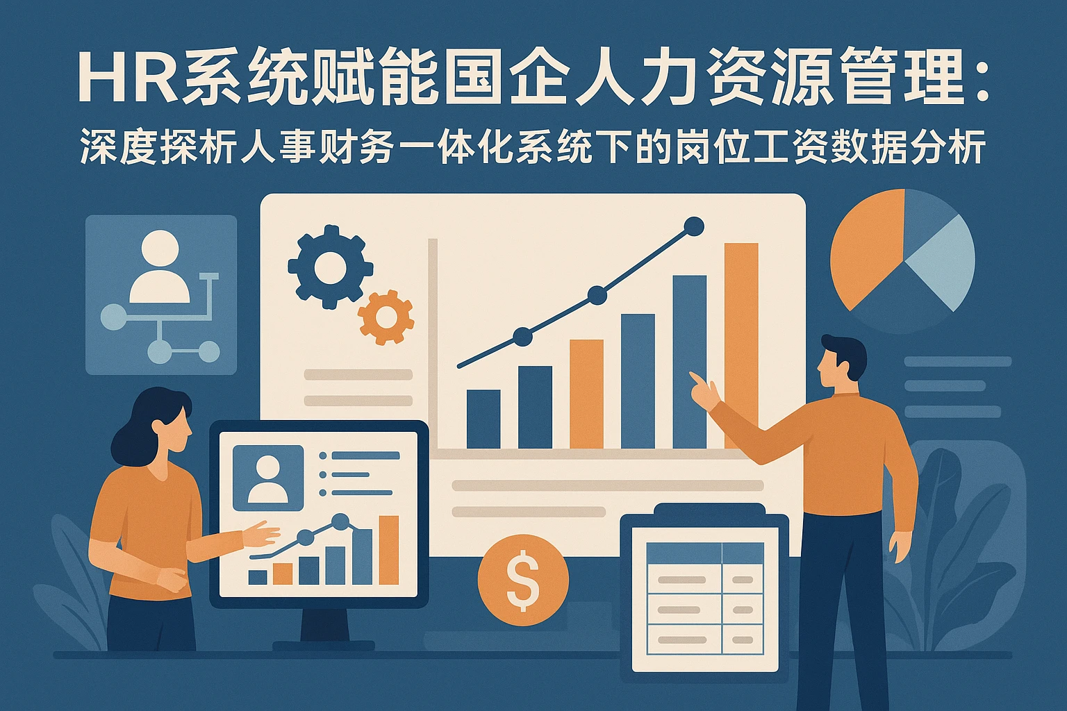 HR系统赋能国企人力资源管理：深度探析人事财务一体化系统下的岗位工资数据分析