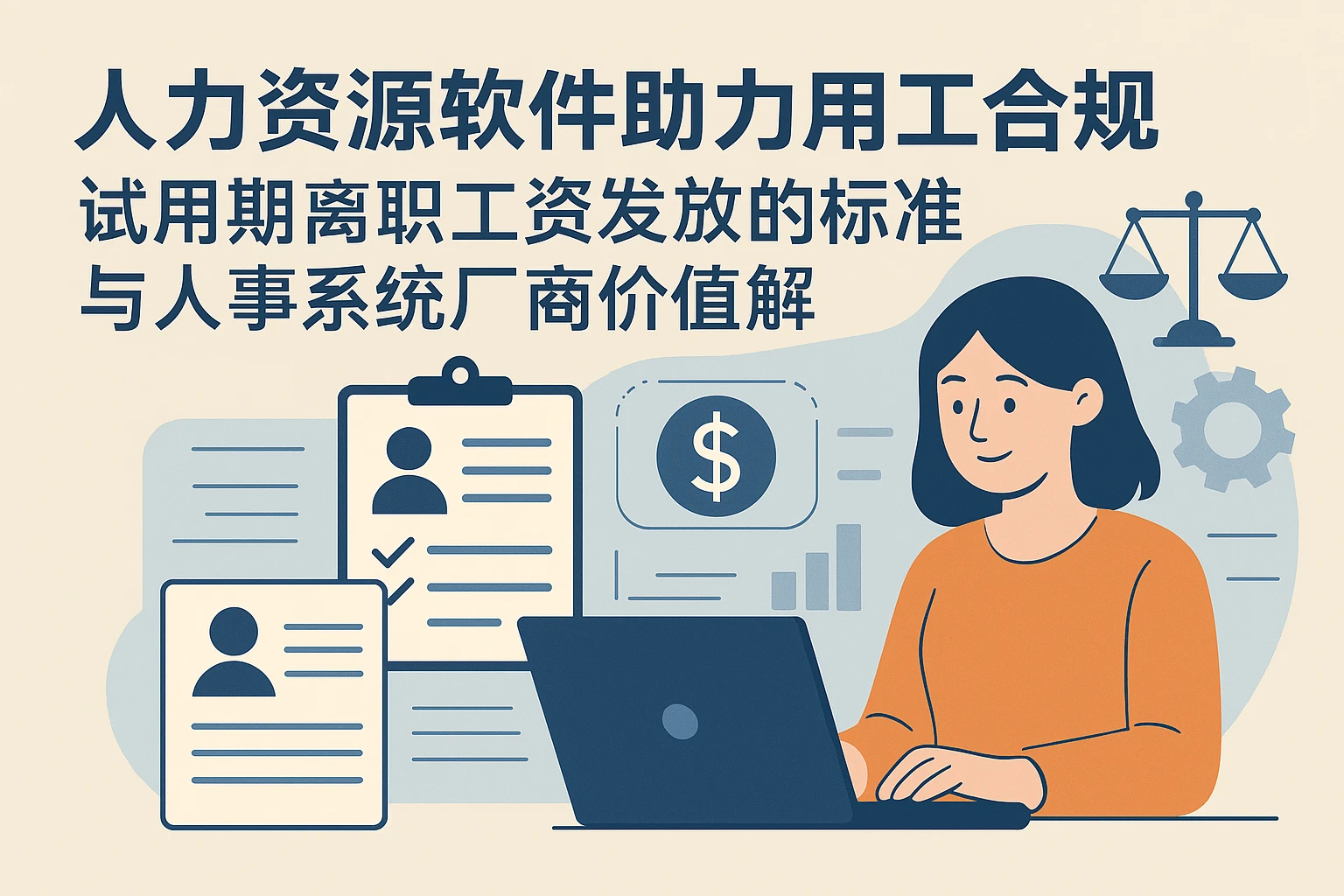 人力资源软件助力用工合规——试用期离职工资发放的标准与人事系统厂商价值解析