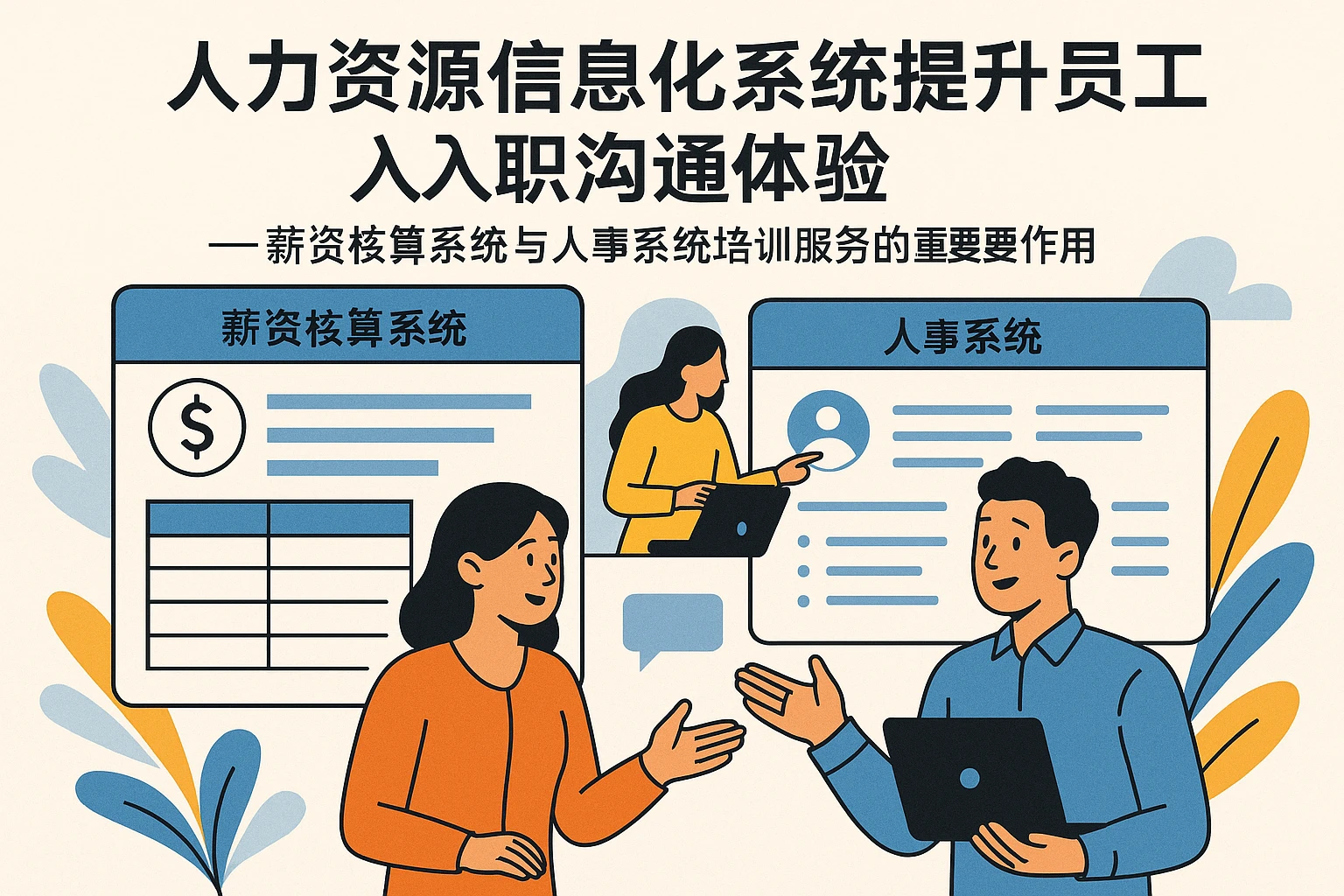 人力资源信息化系统提升员工入职沟通体验——薪资核算系统与人事系统培训服务的重要作用