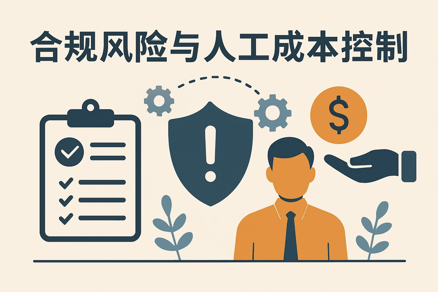 合规风险与人工成本控制