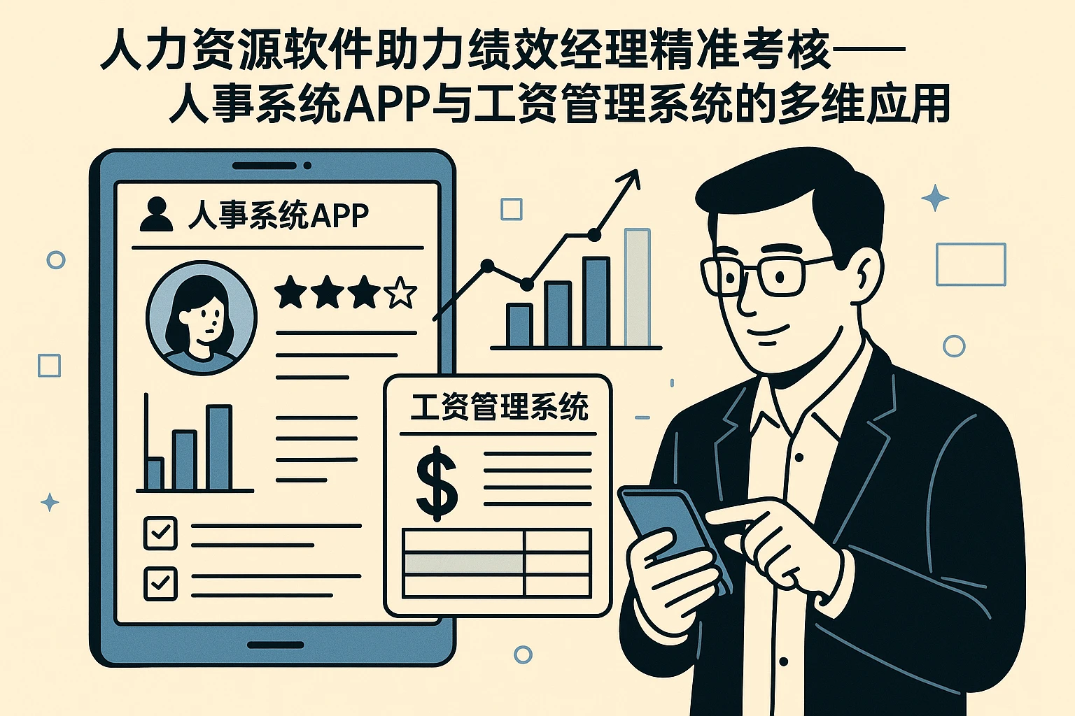 人力资源软件助力绩效经理精准考核——人事系统APP与工资管理系统的多维应用